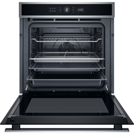 Whirlpool WOI4IS8PPM0SXA Forno Inox 17 funzioni, Pizza310° Cook4 Steam+ AirFry classe A+ 73Lt, Pirolisi+Idrolisi