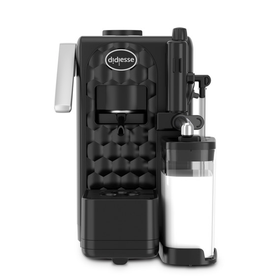 Didiesse Macchina Caffè a Cialde Milkside – Sistema ESE 44mm con Cappuccinatore Integrato – Nero
