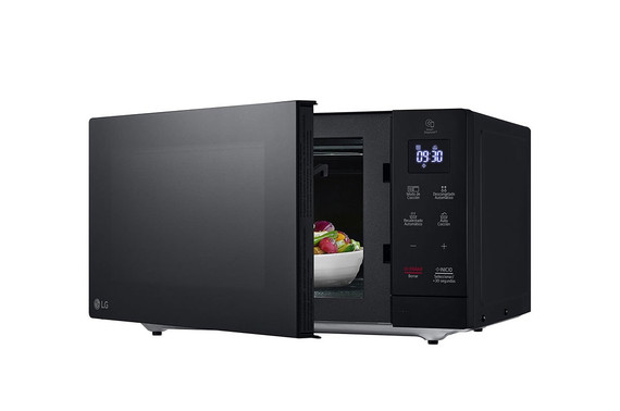 LG MH7032JAS Nero Microonde con grill Superficie piana 30 L 900 W