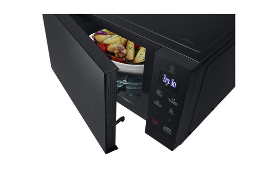 LG MH7032JAS Nero Microonde con grill Superficie piana 30 L 900 W