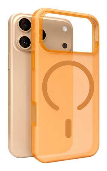 PURO Daylight custodia per cellulare 16 cm (6.3") Cover Arancione, Translucent