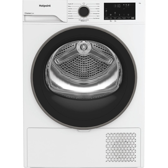 Hotpoint Ariston Asciugatrice a pompa di calore , libera installazione, 9 kg - HPT 93D BS IT - Délica