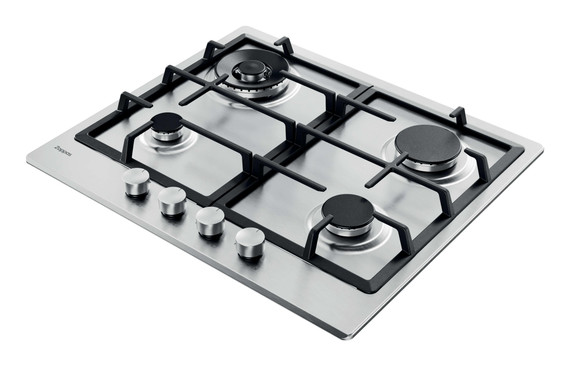 Zoppas EZPG604GXH Acciaio inox Da incasso 60 cm Gas 4 Fornello(i)