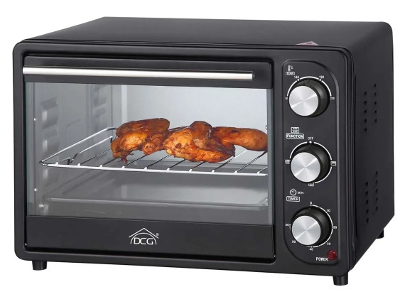 DCG MB9820N Forno Elettrico 20L 1300W 90-230°C Timer 60min