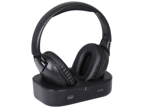 Trevi Cuffia TV Ricaricabile Wireless a Radiofrequenza FRS 1490 RW