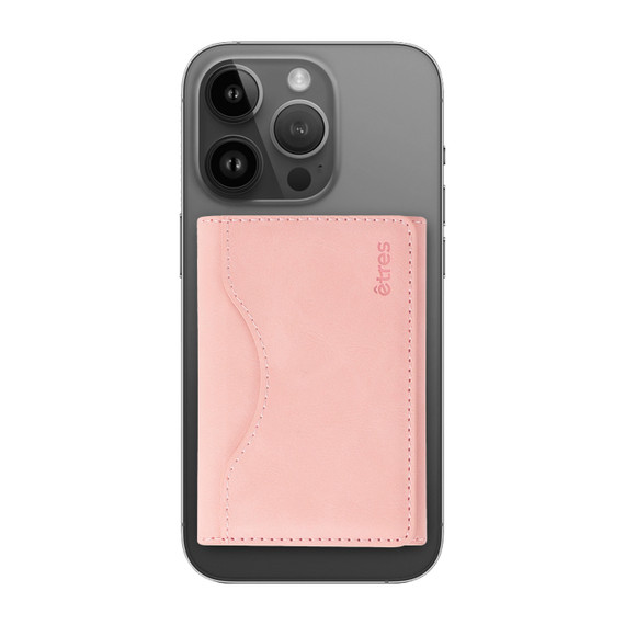 ETRES Smart Wallet Classic Pink Color SNAP CONNECT Rosa
