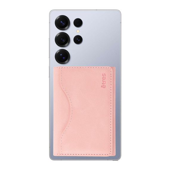 ETRES Smart Wallet Classic Pink Color SNAP CONNECT Rosa