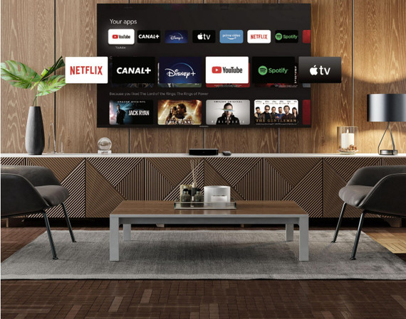 Thomson Streaming Box Nero 4K Ultra HD 32 GB Wi-Fi Collegamento ethernet LAN