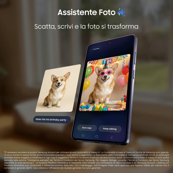 Samsung Galaxy S26 Ultra Smartphone AI, 1TB, Privacy Display integrato, Processore potente, Assistente Foto, Camera 200 MP, 5000 mAh, Black