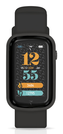 Techmade Steps 3,68 cm (1.45") 44 mm Digitale Touch screen Nero