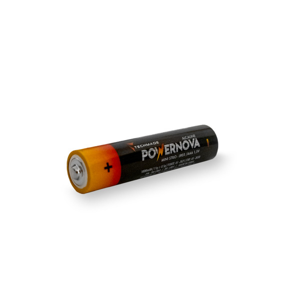 TECHMADE Batterie AAA Alcaline Ministilo TM-LR03 Pack da 4 Ultra Power 1000mAh