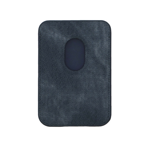 Techmade Smart Wallet Slim Magnetic 3 Carte Jeans Blue