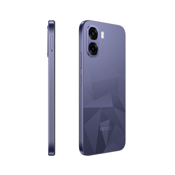 OPPO A6k AI Smartphone, doppia fotocamera 13MP+QVGA, Selfie 5MP, Display 6.75” 120HZ IPS HD+, 6100mAh, RAM 4GB(Esp1GB/2GB/4GB)+ROM 256GB [Versione Italia], Crystal Black