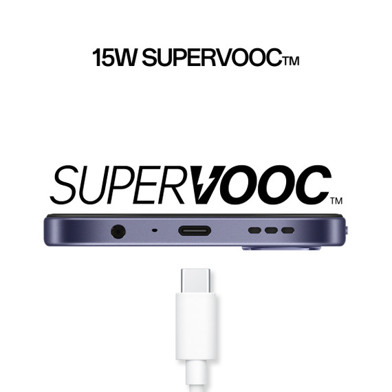 OPPO A6k AI Smartphone, doppia fotocamera 13MP+QVGA, Selfie 5MP, Display 6.75” 120HZ IPS HD+, 6100mAh, RAM 4GB(Esp1GB/2GB/4GB)+ROM 256GB [Versione Italia], Crystal Black