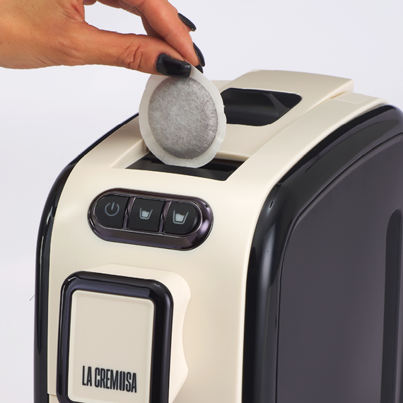 Toraldo La Cremosa Macchina Caffè a Cialde Beige 1100W 19 Bar