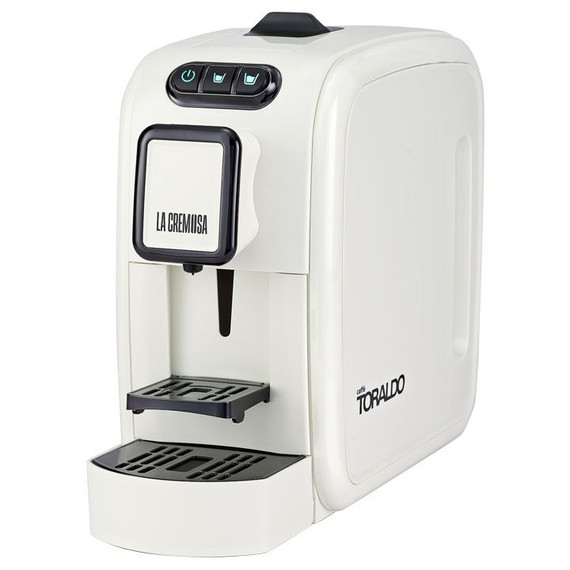 Toraldo La Cremosa Macchina Caffè a Cialde Bianco 1100W 19 Bar