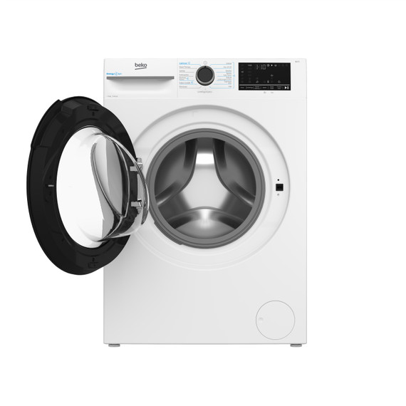 Beko b300 BMWT31241A: Lavatrice 12kg, Classe A, 1400giri, linea estetica NX, motore ProSmart Inverter, Display Touch, oblò nero, tecnologia EnergySpin™, tecnologia a vapore SteamCure™
