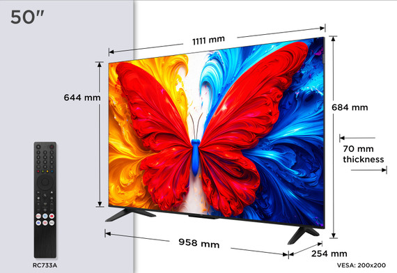 TCL S5L 50S5L TV 127 cm (50") 4K Ultra HD Smart TV Wi-Fi Nero