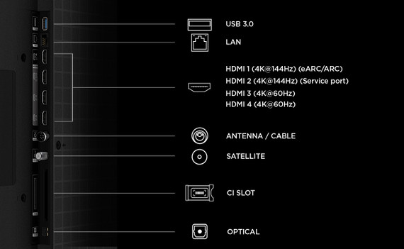 TCL C6K Pro 65C6K Pro 165,1 cm (65") 4K Ultra HD Smart TV Wi-Fi Nero 1000 cd/m²