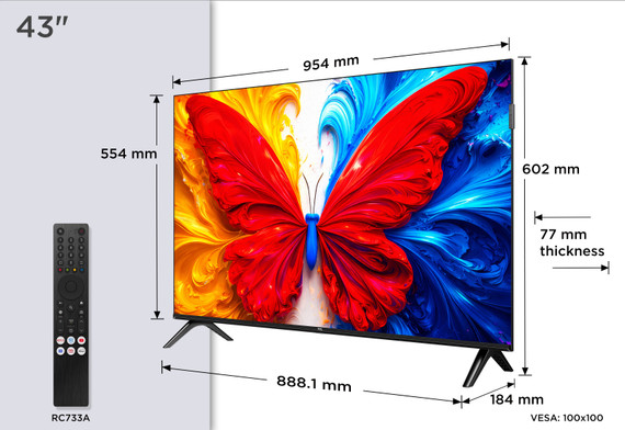 TCL S5L 43S5L TV 109,2 cm (43") 4K Ultra HD Smart TV Wi-Fi Nero