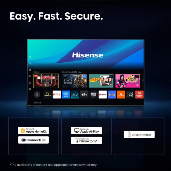 Hisense 75E79S PRO TV 190,5 cm (75") 4K Ultra HD Smart TV Wi-Fi Nero