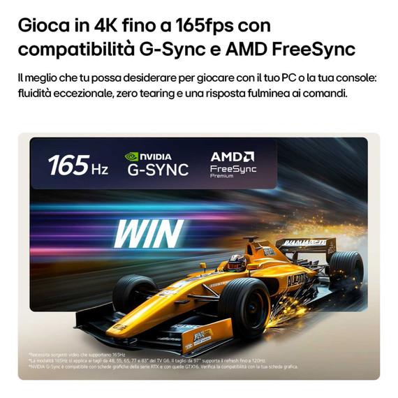 LG OLED evo AI 77'' Serie G6 OLED77G64LW, 4K, Hyper Radiant Color, Staffa a filo muro inclusa, G-Sync, SMART TV 2026