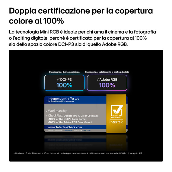 LG Mini RGB 86'' Serie MRGB87 86MRGB87B6B, 4K, RGB Primary Color Pro, Dolby Vision, Motion Booster 288, SMART TV 2026