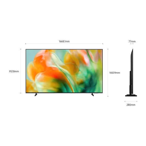 Samsung Mini LED AI TV 75" UE75M80HAUXZT 4K, Processore NQ4 AI Gen2, 4K Upscaling, Color Booster Pro, OTS Lite, Metal Stream Design, Vision AI Smart TV, 2026