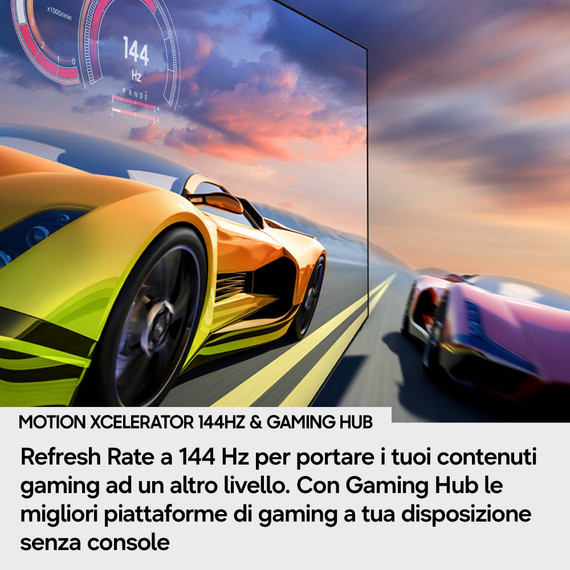 Samsung Mini LED AI TV 75" UE75M80HAUXZT 4K, Processore NQ4 AI Gen2, 4K Upscaling, Color Booster Pro, OTS Lite, Metal Stream Design, Vision AI Smart TV, 2026