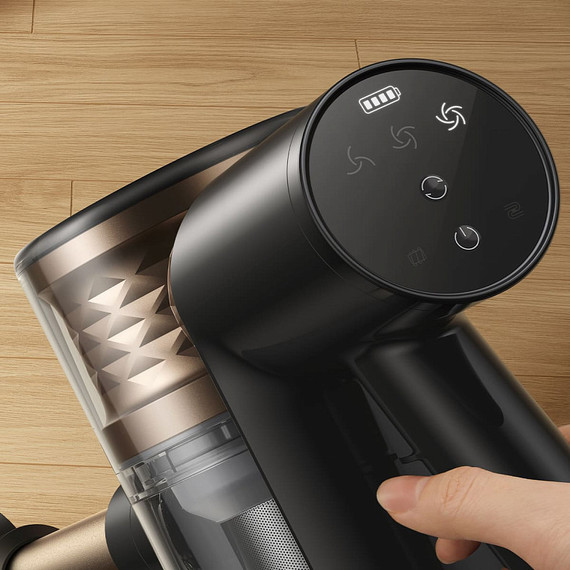Dreame R10s Lite Aspirapolvere 3-in-1 Batteria Secco HEPA Senza sacchetto 0,5 L 350 W Nero, Oro 2,2 Ah