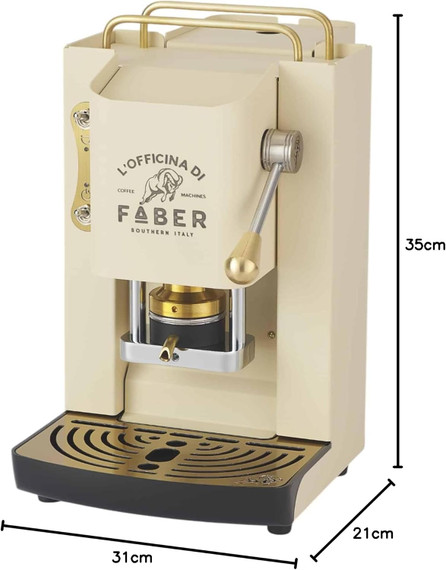 Faber Italia macchina per caffè Automatica/Manuale Macchina per caffè a cialde 1,3 L - Sabbia