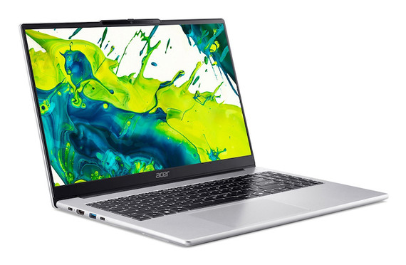 Acer ASPIRE LITE AL15-54P-78F4 Intel Core Ultra 7 155U Computer portatile 39,6 cm (15.6") Full HD 16 GB DDR5-SDRAM 512 GB SSD Wi-Fi 6 (802.11ax) Windows 11 Home Italiano Argento