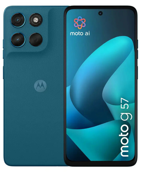 Motorola moto g57 Camera 50MP Doppia SIM Android 16.0 5G USB tipo-C 8 GB 256 GB 5200 mAh Blu