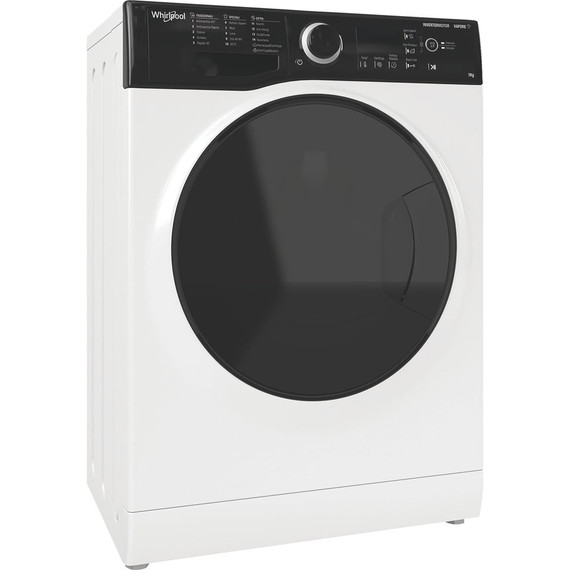 Whirlpool WSB 726 D IT, 7kg, classe A, colore Bianco, Inverter, 1200 giri, Display digitale XL, porta dark screen, Vapore
