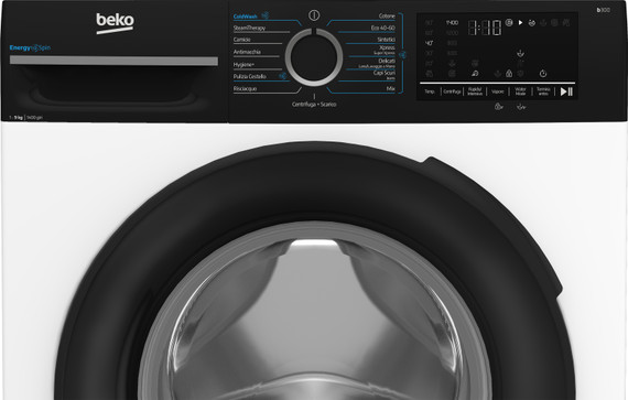 Beko b300 BMWG9149DB: Lavatrice a libera installazione, 9 kg, 1400 giri