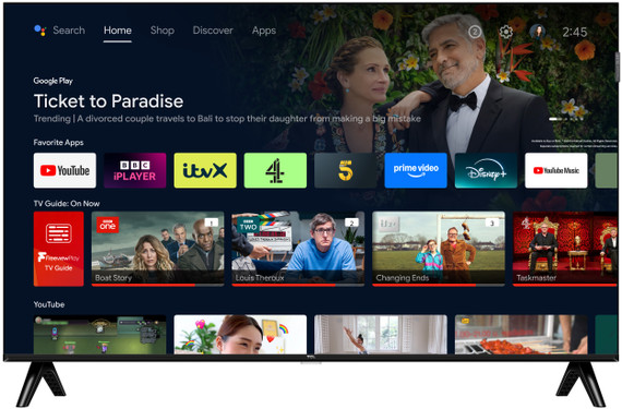 TCL S5L TV 40S5L - Full HD 40”, QLED, HDR, Direct LED, Android TV, Dolby Audio