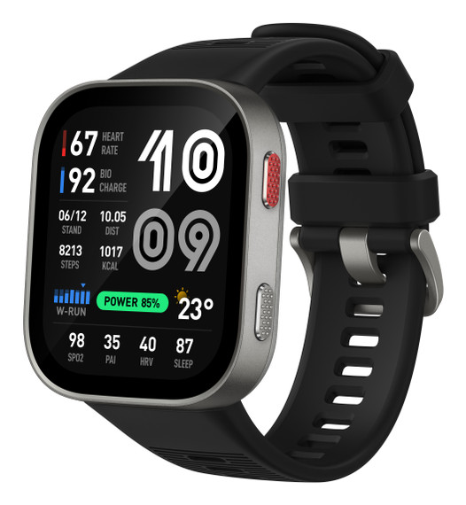 Amazfit Bip Max 5,26 cm (2.07") AMOLED Digitale 432 x 514 Pixel Touch screen Argento Wi-Fi GPS (satellitare)