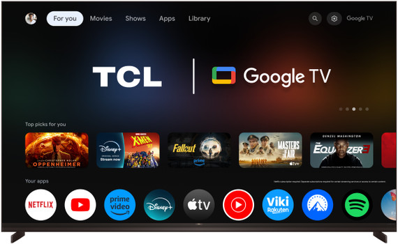 TCL X11L TV 98X11L SQD‑Mini LED da 98”, 4K UHD, 10.000 nit e 20.736 zone di dimming, Smart Google TV a 144Hz, Dolby Vision & Atmos, Audio Bang & Olufsen