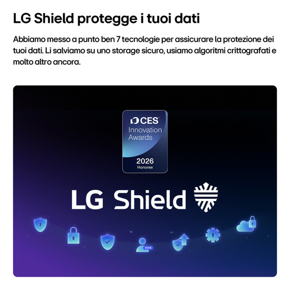 LG OLED evo AI 77'' Serie C6 OLED77C65LA, 4K, Hyper Radiant Color, Processore α11 Gen3, VRR 165Hz,G-Sync, SMART TV 2026