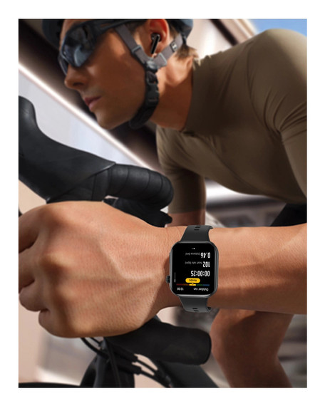 Honor InfoWear Watch 2i 4,7 cm (1.85") AMOLED 49.7 mm Digitale 390 x 450 Pixel Touch screen Nero