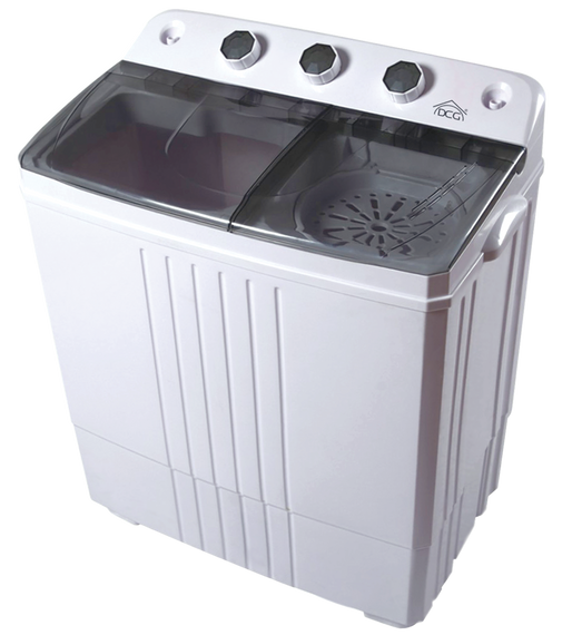 DCG ML5970 Lavatrice Semiautomatica Portatile con Centrifuga e Doppio Cestello Separato – Capacità 5.5 Kg Lavaggio / 4 Kg Centrifuga