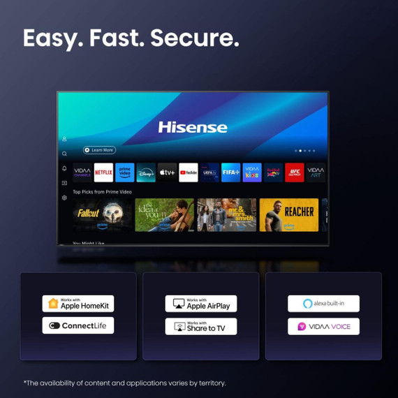 Hisense Smart TV QLED 58" 4K 58E7Q
