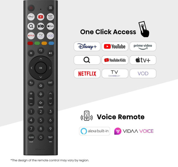 Hisense Smart TV QLED 58" 4K 58E7Q