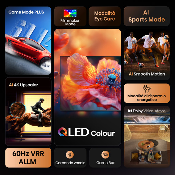 Hisense Smart TV QLED 58" 4K 58E7Q