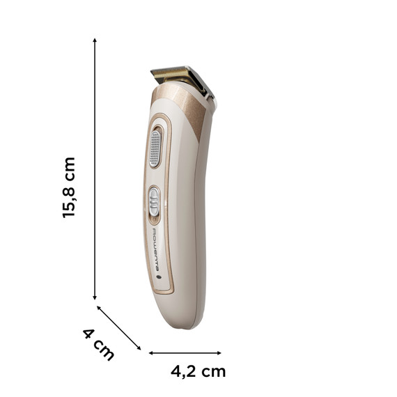 Rowenta Tagliacapelli Beige, Bianco 6 Nichel-Meta TN9154F0