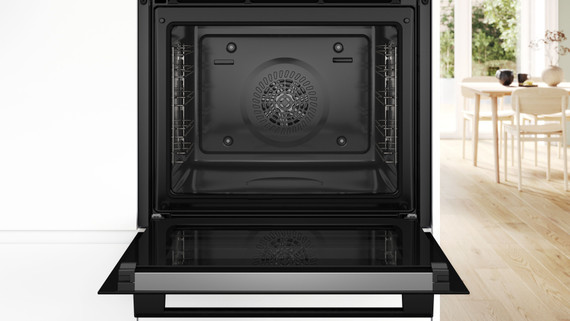 Bosch Serie 2 , Forno da incasso, 60 x 60 cm, Nero HBA571BB4