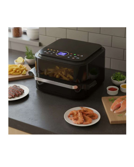 Akai Air Fryer 5,5 Litri 2000W con Finestra e 8 Programmi