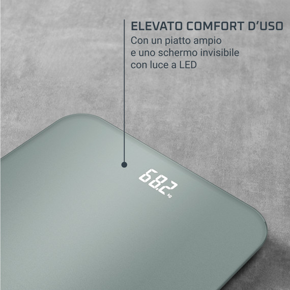 Rowenta Classic 2.0, Bilancia Da Bagno, Schermo Invisibile Facile da Leggere, Eucalipto, BS1903