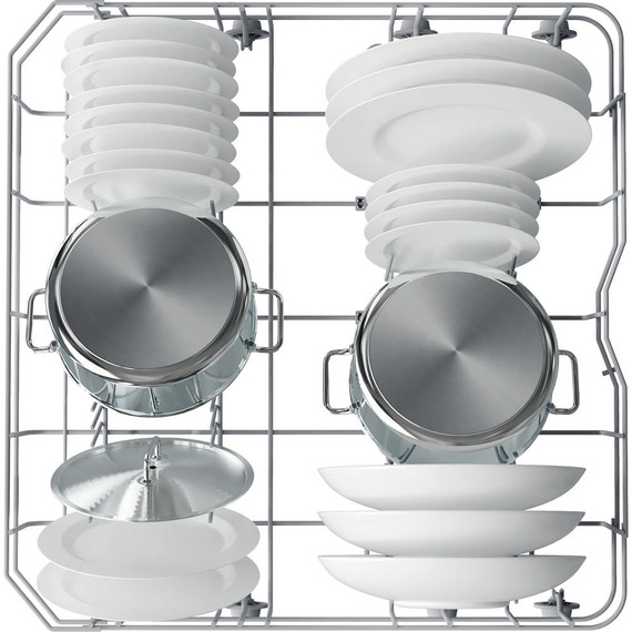 Hotpoint Ariston HA4IFC14BS, Lavastoviglie 60cm, classe C, 14 coperti, 44dBA, cerniere sliding