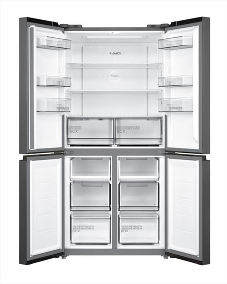 Midea MDRF632FIE45 Frigorifero Quattro Porte 474 L Dark Inox Classe E